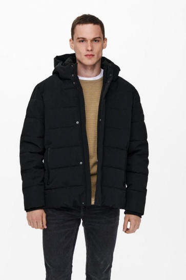 Only & Sons Jas ONSCAYSON PUFFA OTW 22019598 Black