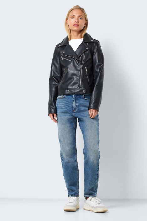 Noisy may zwarte dames jas | Model