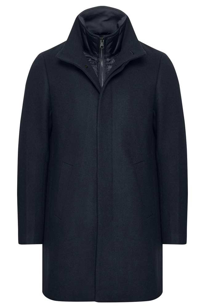 Matinique blauwe heren jas | Vooraanzicht