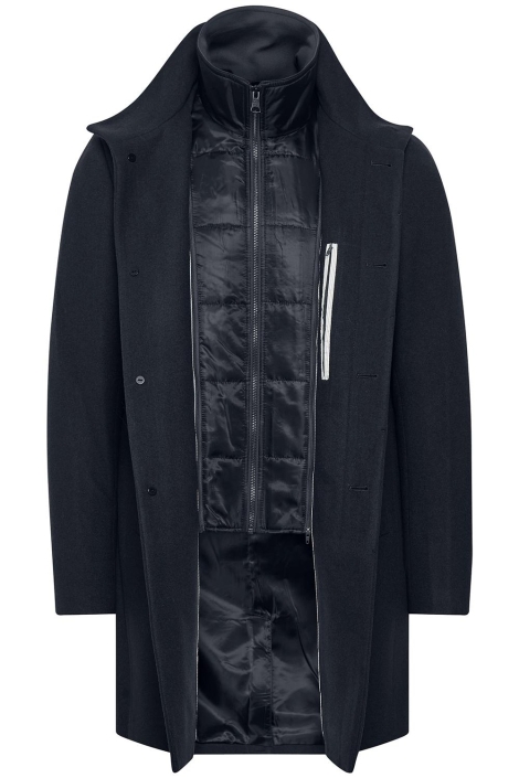 Matinique blauwe heren jas | Vooraanzicht