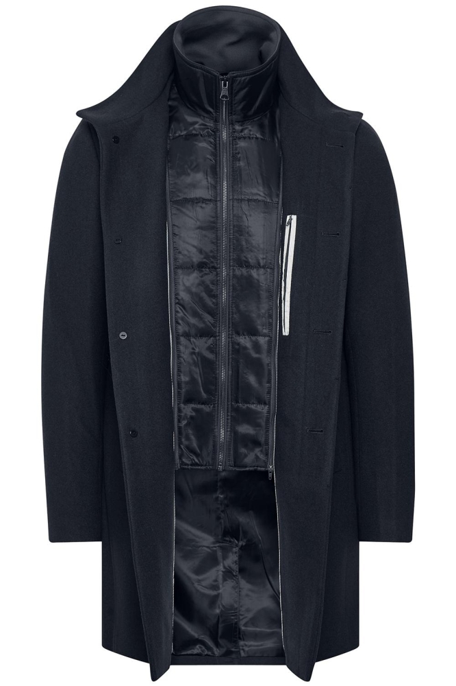 Matinique blauwe heren jas | Vooraanzicht