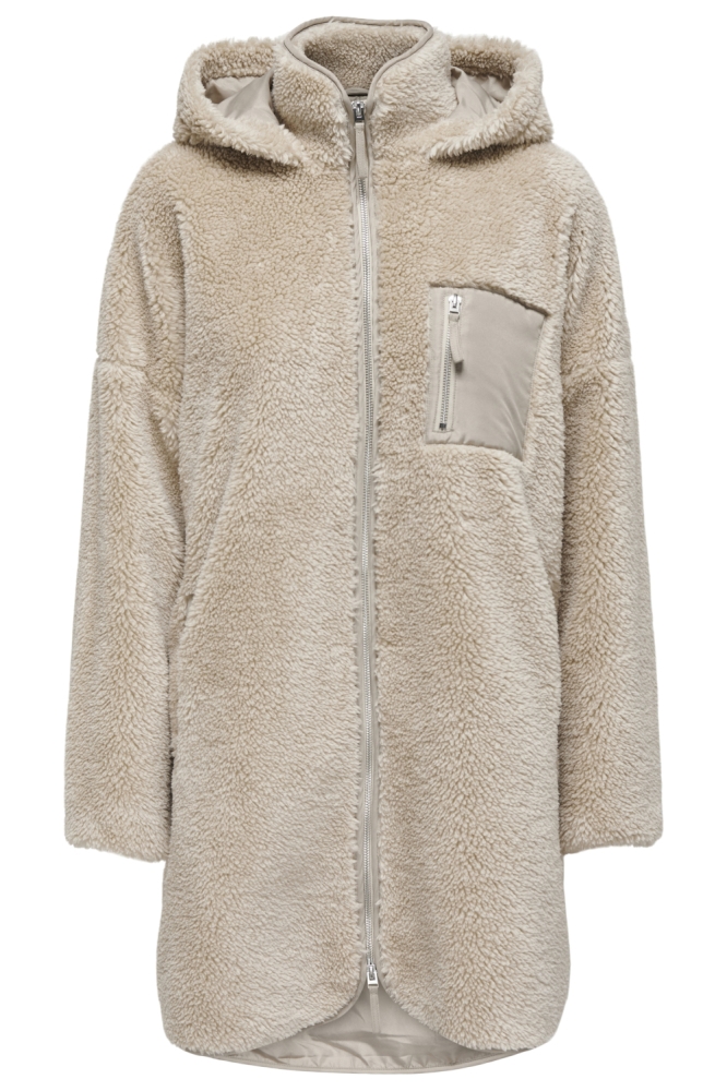 Only beige dames jas | Vooraanzicht