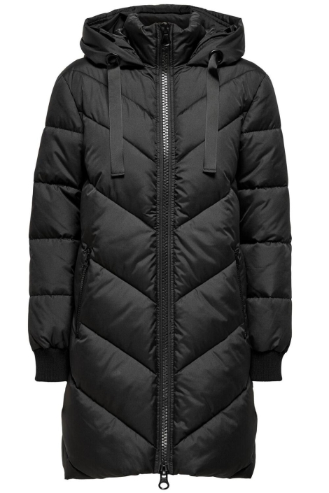 Jacqueline de Yong zwarte dames jas | Vooraanzicht