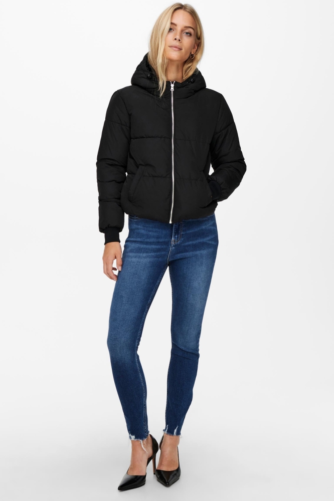 Jacqueline de Yong zwarte dames jas