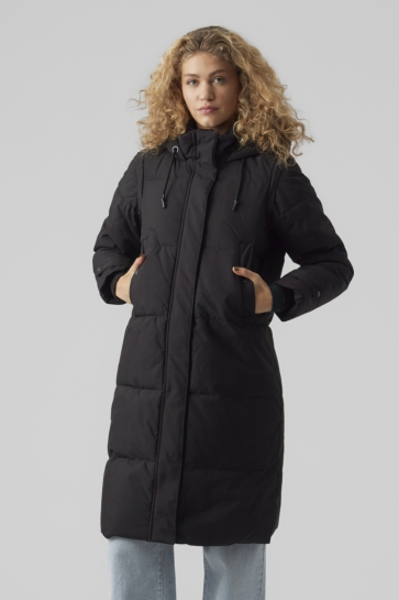 Vero Moda Jas VMMARGARET LONG COAT GA 10270066 BLACK