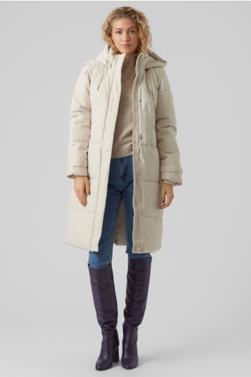 Vero Moda VMMARGARET LONG COAT GA 10270066 OATMEAL