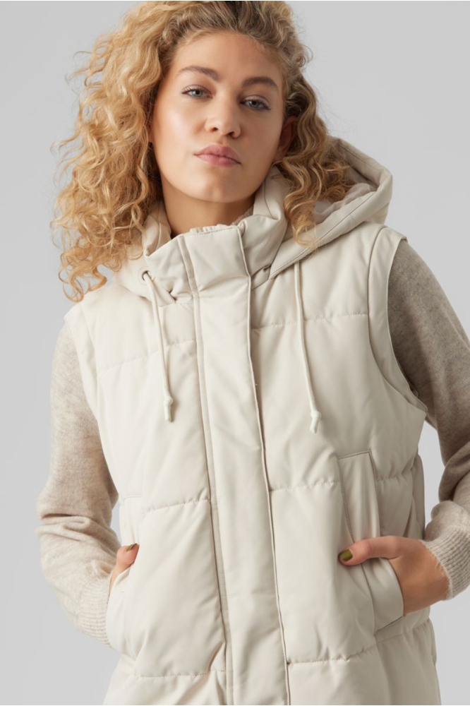 Vero Moda beige dames jas | Close up