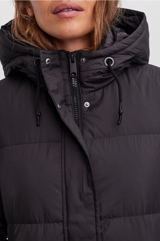 Vero Moda zwarte dames jas | Close up