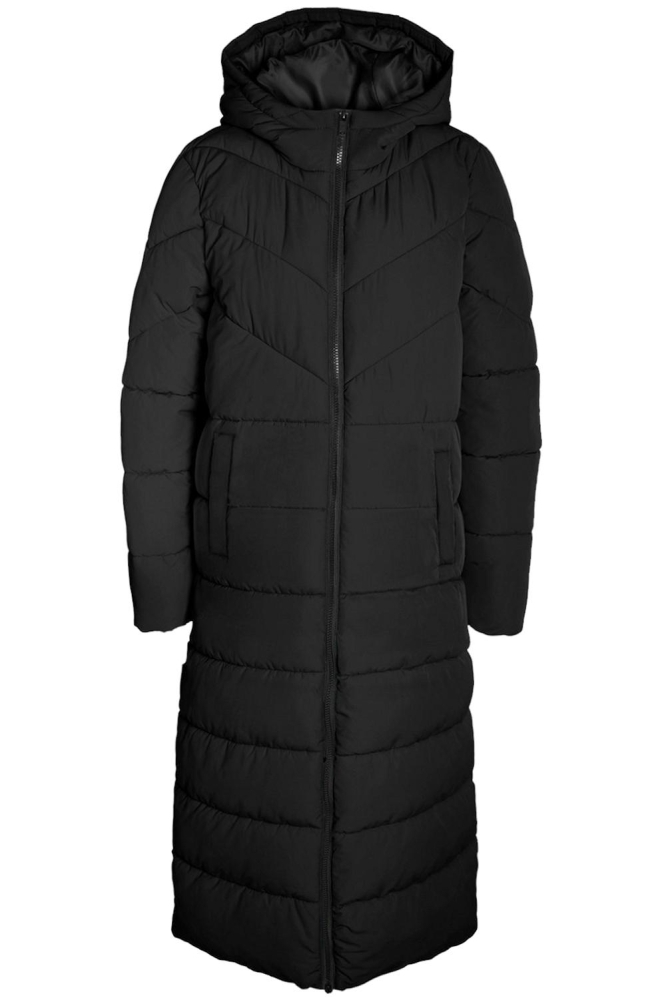 Noisy may zwarte dames jas | Vooraanzicht