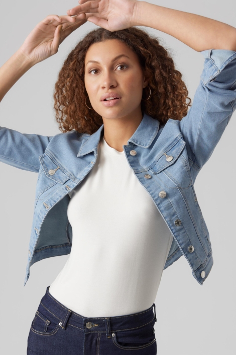 Vero Moda blauwe dames jas | Model