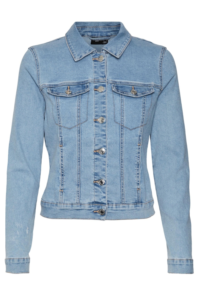 Vero Moda blauwe dames jas | Vooraanzicht