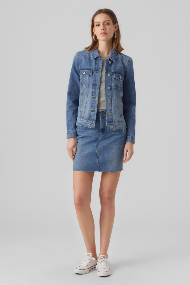 Vero Moda blauwe dames jas | Model