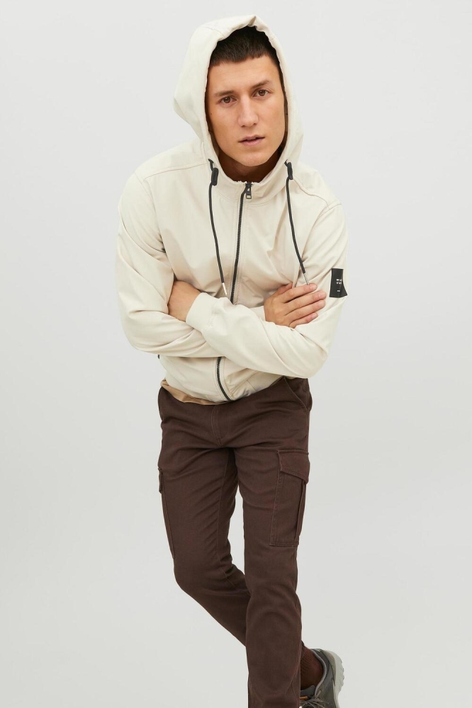Jack & Jones beige heren jas | Model