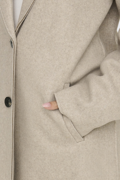 Only ecru dames jas | Close up