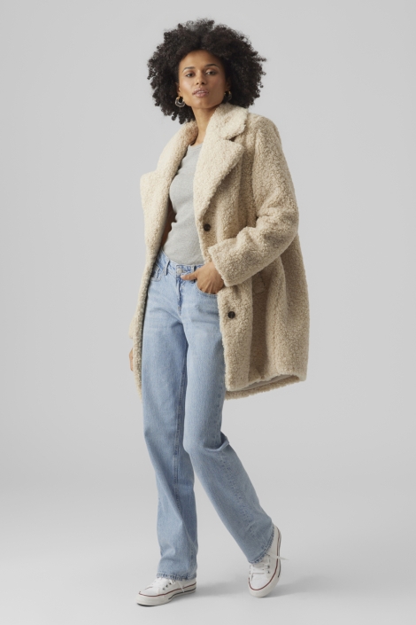 Vero Moda beige dames jas | Model