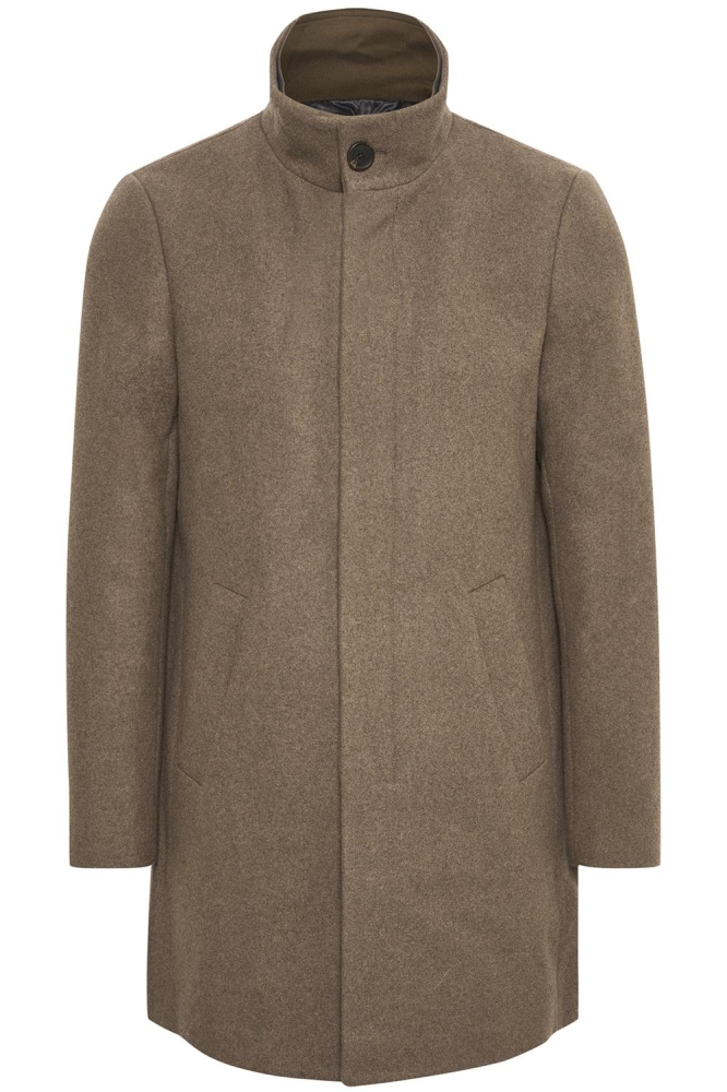 Matinique bruine heren jas | Vooraanzicht