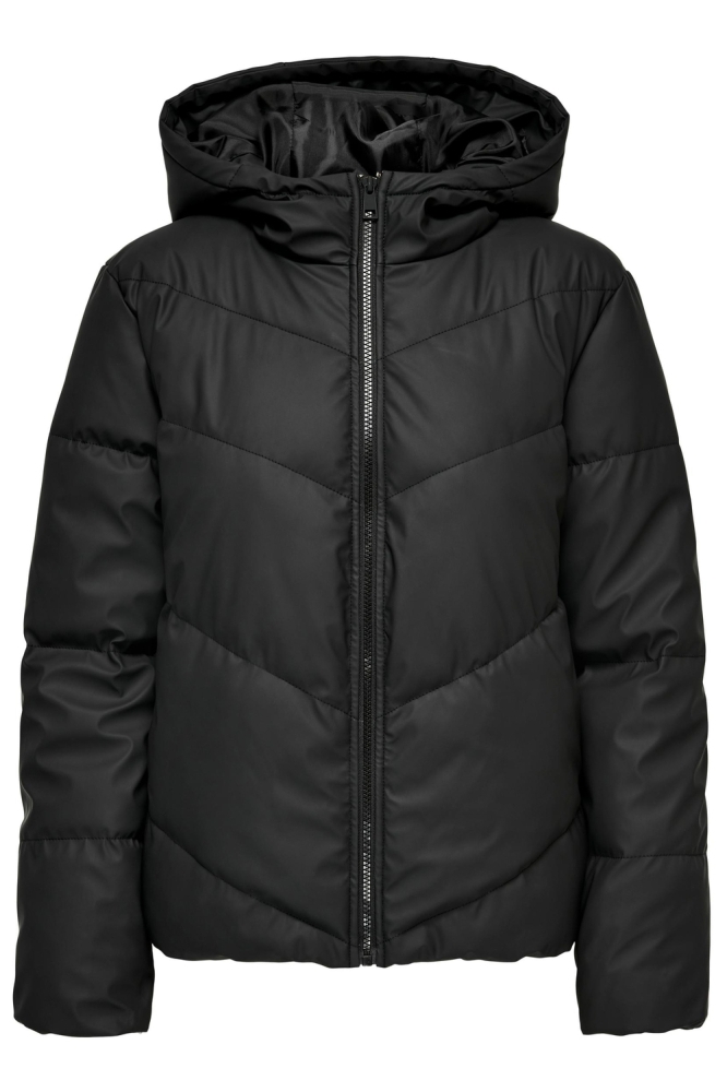 Jacqueline de Yong zwarte dames jas | Vooraanzicht