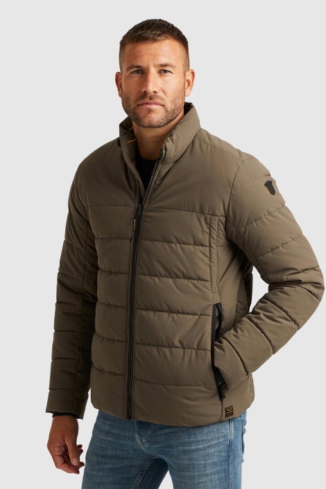 PME legend bruine heren jas | Model vooraanzicht