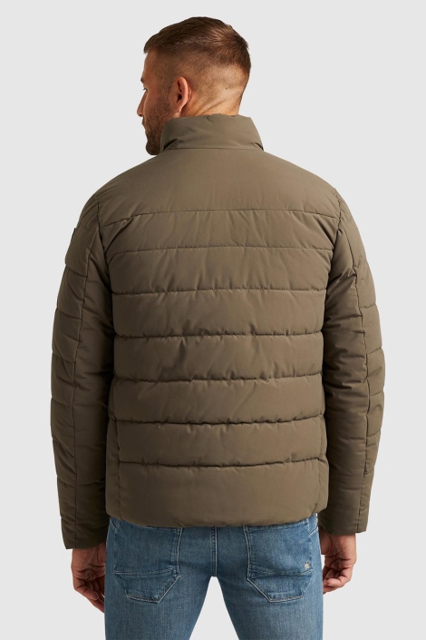 PME legend bruine heren jas | Model achteraanzicht