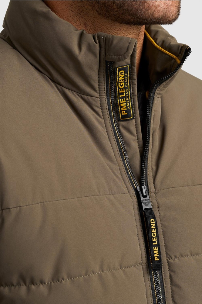 PME legend bruine heren jas | Close up