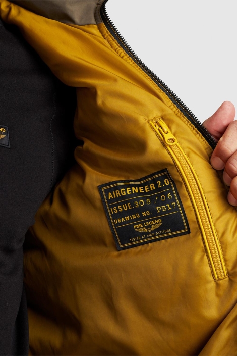 PME legend bruine heren jas | Close up