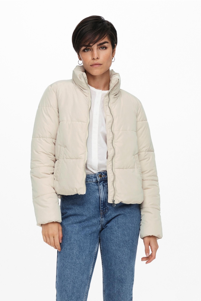 Jacqueline de Yong ecru dames jas