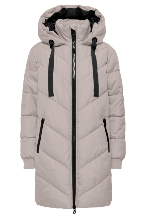 Jacqueline de Yong beige dames jas | Vooraanzicht