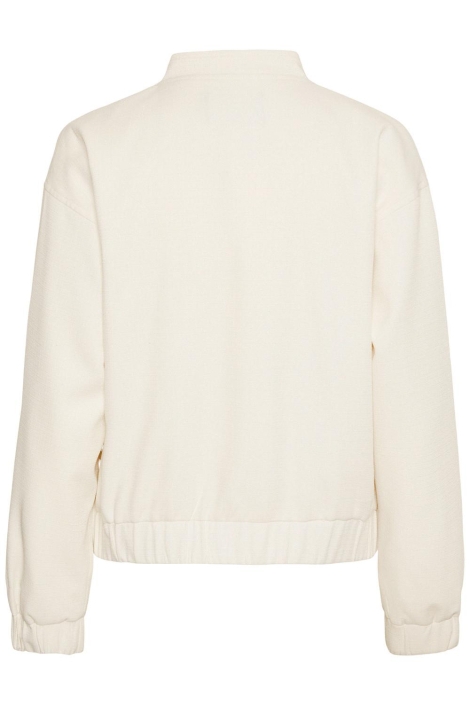 Pieces beige dames jas | Achteraanzicht