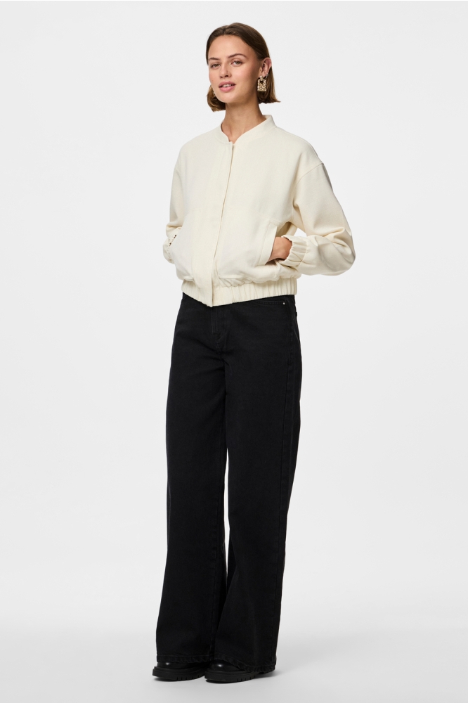 Pieces beige dames jas | Model