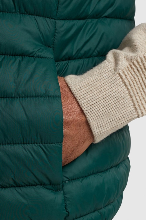 Vanguard groene heren jas | Close up