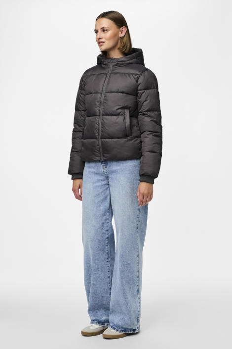 Pieces grijze dames jas | Model