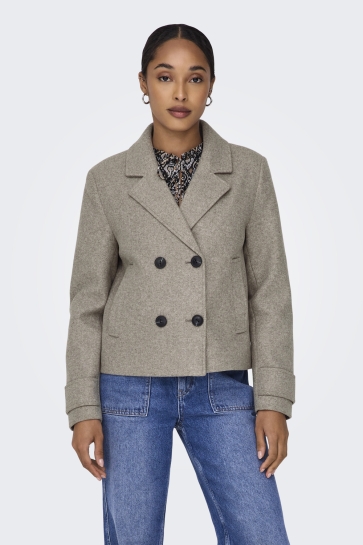 Only onlfreja life short db jacket otw n Camel