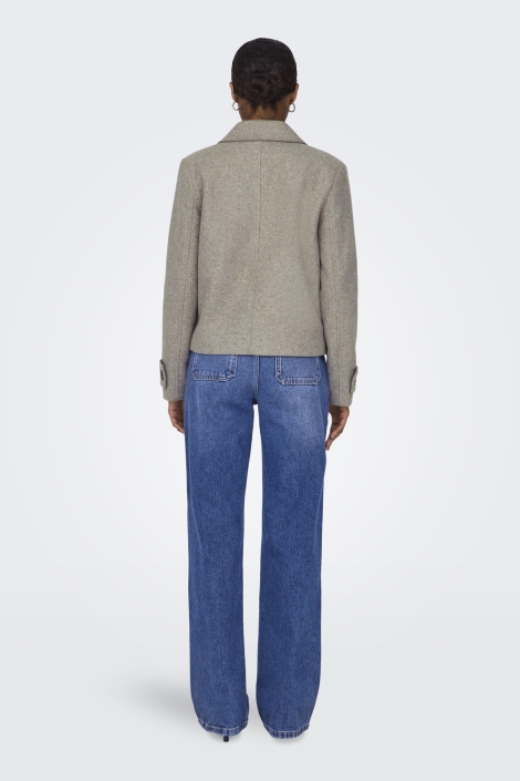 Only camel dames jas | Model achteraanzicht