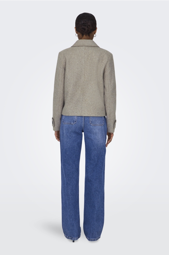 Only camel dames jas | Model achteraanzicht