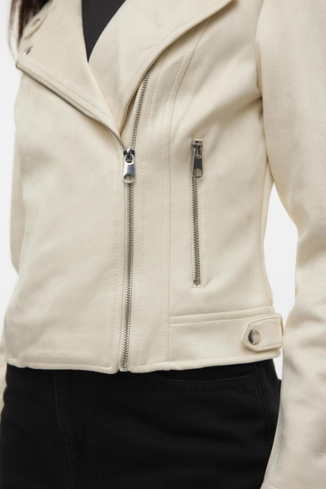 Vero Moda beige dames blazer | Close up