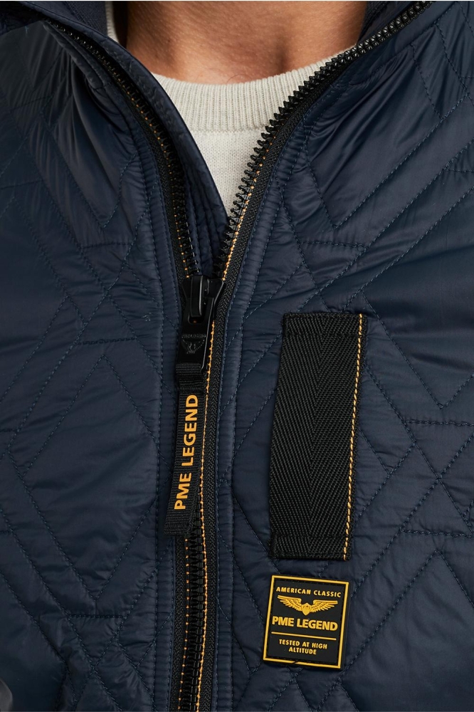 PME legend blauwe heren jas | Close up