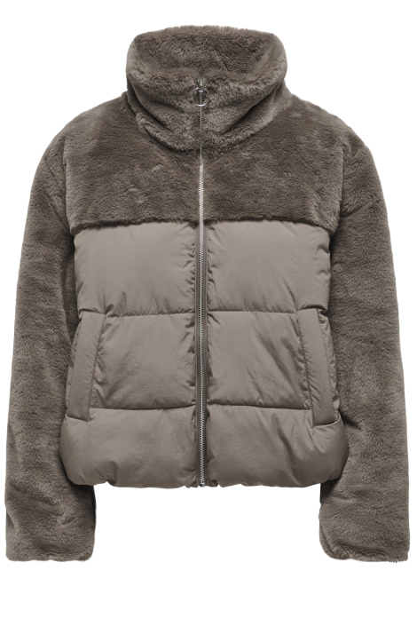 Only bruine dames jas | Vooraanzicht