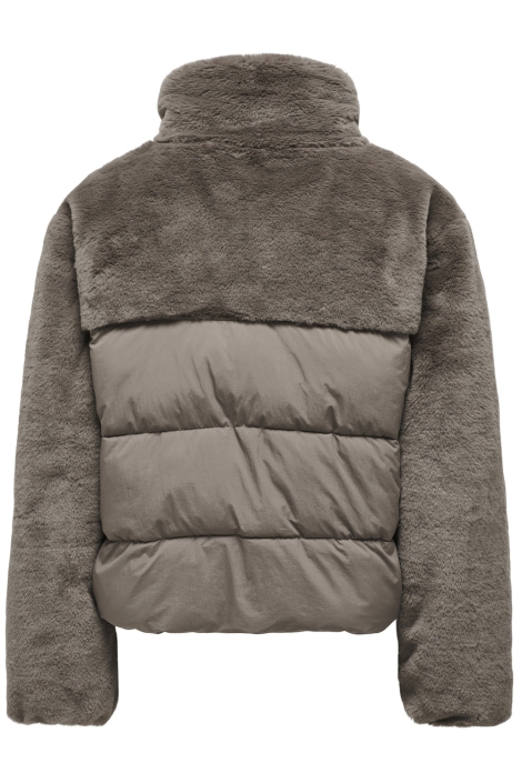 Only bruine dames jas | Achteraanzicht