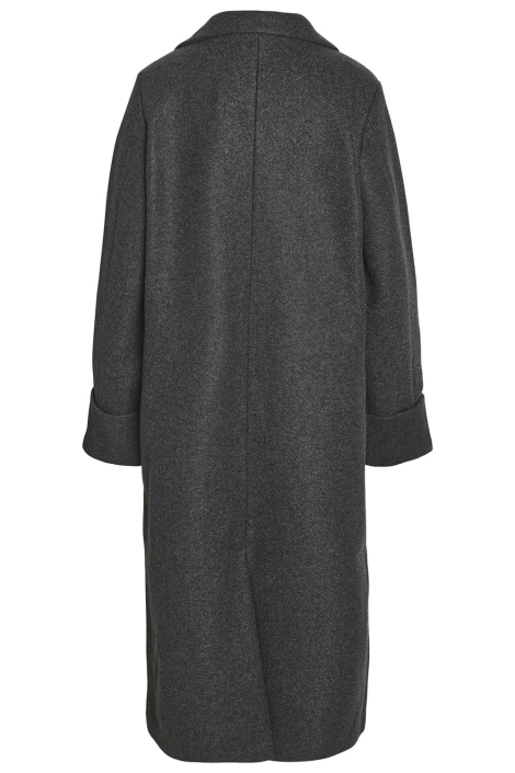 Noisy may grijze dames jas | Achteraanzicht