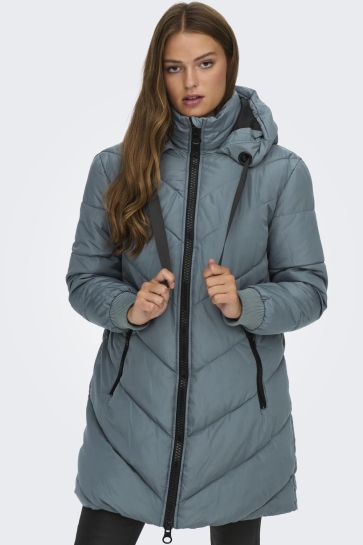 Jacqueline de Yong jdyskylar padded hood jacket otw no Blauw