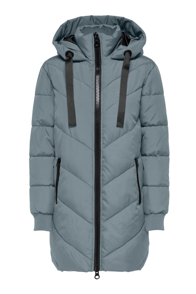 Jacqueline de Yong blauwe dames jas | Vooraanzicht