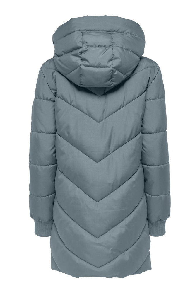 Jacqueline de Yong blauwe dames jas | Achteraanzicht