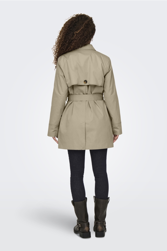 Jacqueline de Yong taupe dames jas | Model