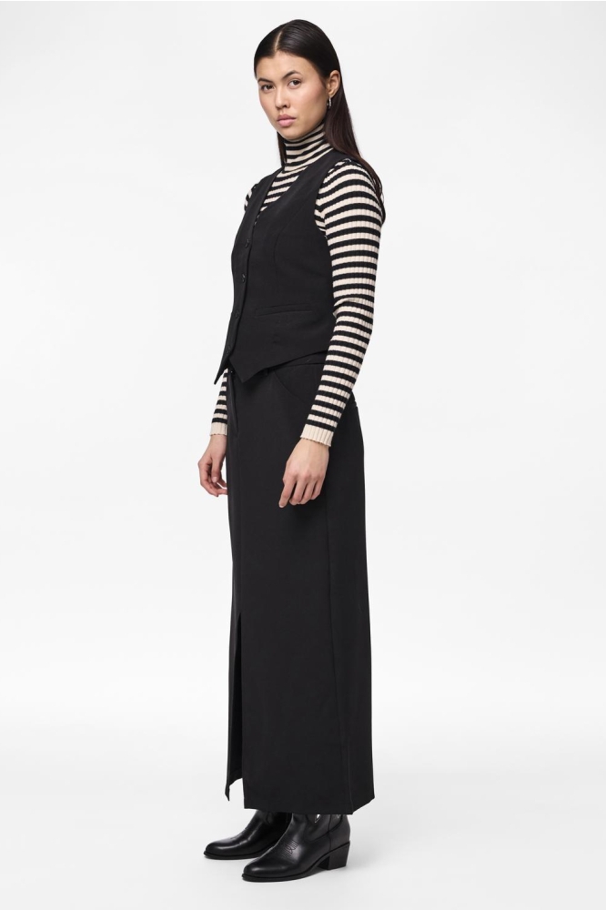 Pieces zwarte dames gilet | Model