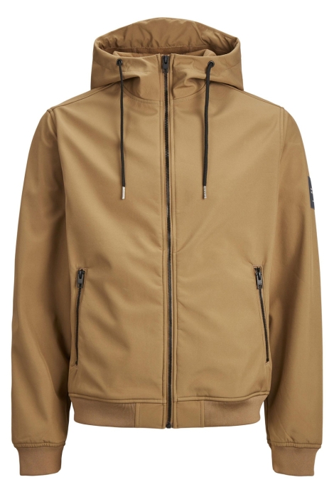 Jack & Jones camel heren jas | Vooraanzicht