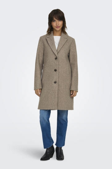 Jacqueline de Yong JDYECHO COAT OTW NOOS 15329959 NATURE/MELANGE