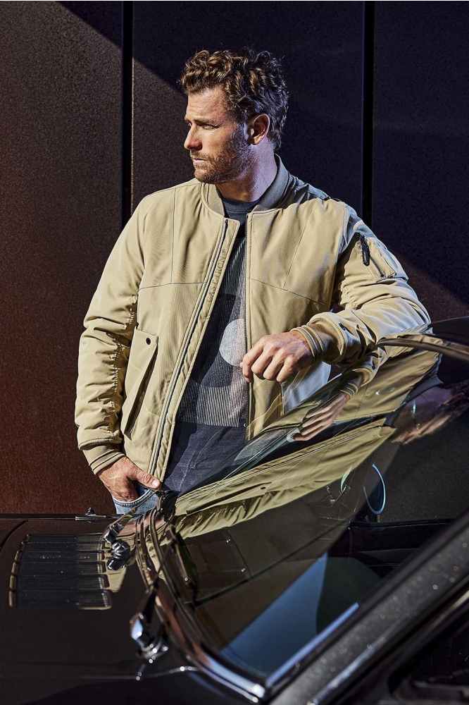 Cast Iron beige heren jas | Sfeerbeeld, In situatie