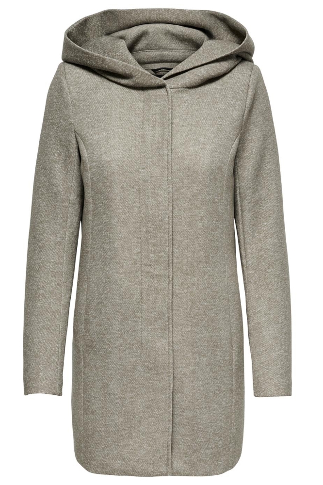 Only taupe dames jas | Vooraanzicht