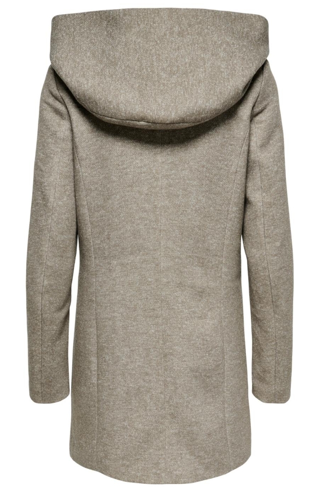 Only taupe dames jas | Achteraanzicht