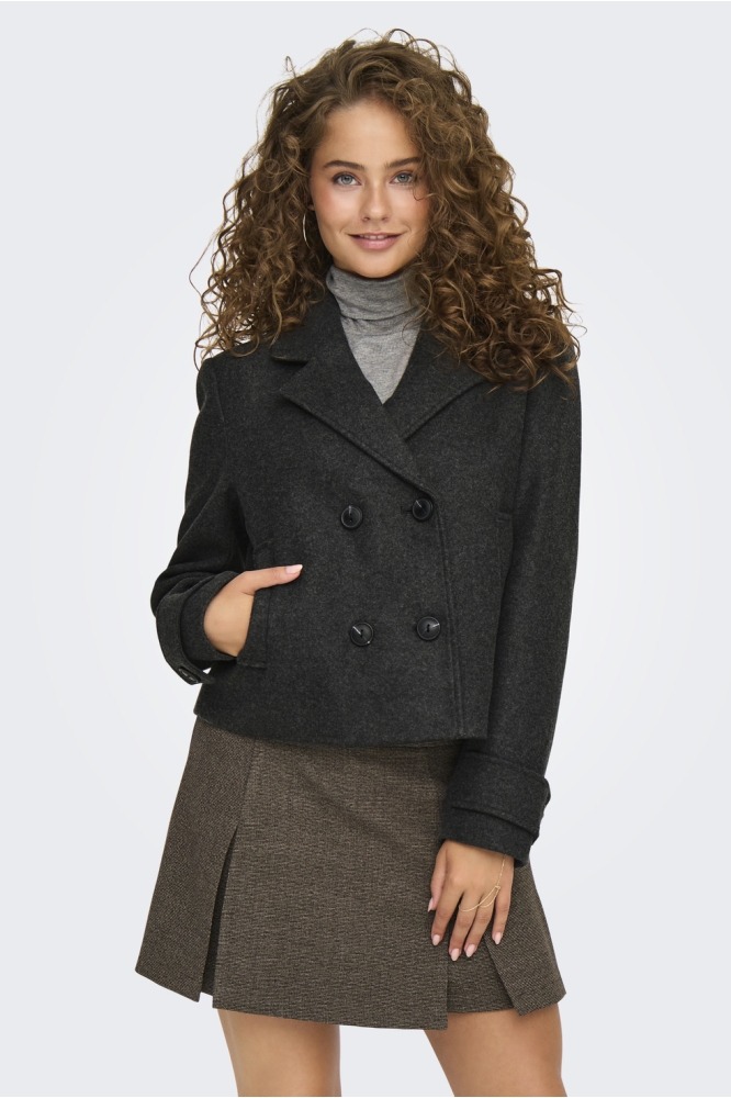 Only grijze dames jas | Model